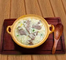 Pork Intestine and Pork Rice Porridge