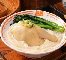 Ginger and Scallion Boiled Chicken Leg Noodles