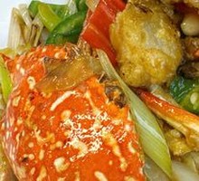 Stir-Fried Crab with Ginger and Scallions