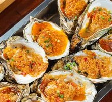 Grilled Sea Urchin and Oyster
