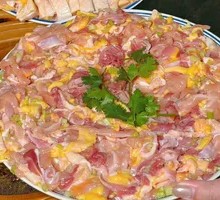 Free-range Rooster Sliced Meat