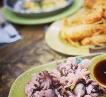 Mustard-Flavored Boiled Octopus