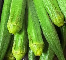 Steamed Okra with Soy Sauce