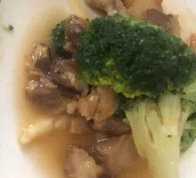 Cured Pork with Broccoli