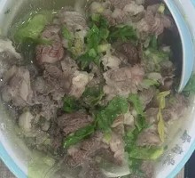 Roast Beef with Rice Noodles Soup