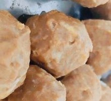 Beef tendon meatballs