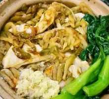 Pickled Vegetable Fish Belly Rice