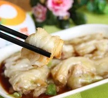 Pork Rib Steamed Rice Noodle Roll
