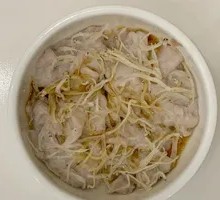 Steamed Pork Slices with Silver Fish
