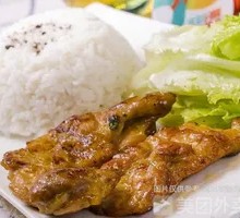 黑椒鸡扒饭