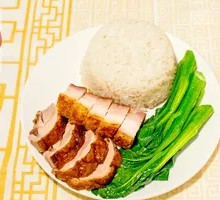 Roast Duck and Pork Rice