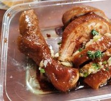 Char siu and roast duck rice