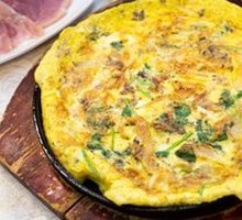 Iron Plate Fish Intestine Baked Egg