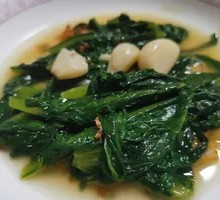 Garlic Oil Mustard Green