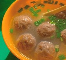 Beef Tendon Meatball Soup