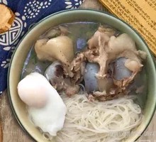 Pork Shank Bone Powder with Boiled Egg
