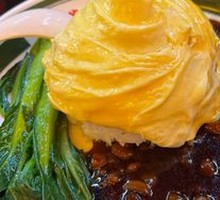 Cheese Egg Braised Pork Rice