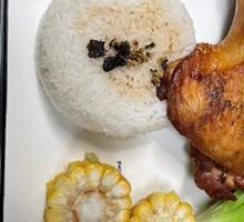Fried Giant Chicken Leg Rice