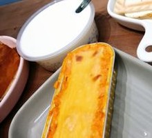 Baked Cheese Pull Sweet Potato