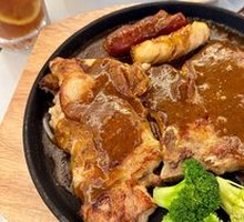 Sausage and Pork Cutlet