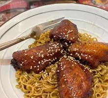 Swiss Chicken Wings with Mixed Vegetables