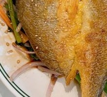 Pan-fried Yellow Croaker Rice