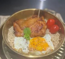 Chicken Cutlet Egg Noodles