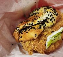 Spicy Chicken Leg Burger