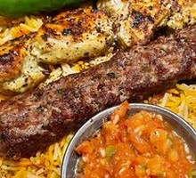 Arabian Grilled Meat with Smoked Rice