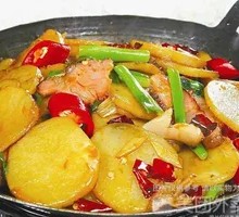 Spicy Potatoes in Dry Pot