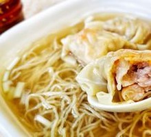 Shrimp and Crab Dumpling Noodle Soup