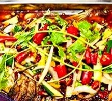 Charcoal-Grilled Sea Bass