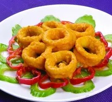 Golden Egg Yolk Squid Rings