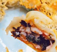 Fresh Purple Seaweed Dumplings