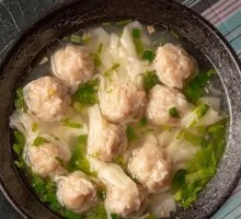 Dried Mushroom and Pork Wonton