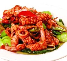 Sauce-Braised Fresh Squid