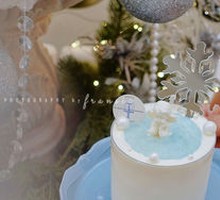 Snowy Wish Pool Black Tea Chestnut Cake