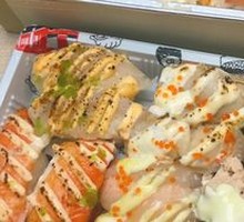 Wasabi Grilled Glass Shrimp Sushi