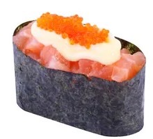 Salad Sushi with Salmon