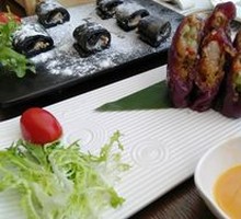 Signature Seafood Purple Rice Roll