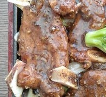 Black Pepper Ribeye on Iron Plate