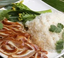 Braised Pork Ear Rice
