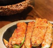 Stuffed and Pan-Fried Chili Peppers