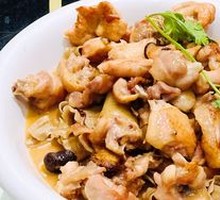 Black Truffle and Fresh Abalone Stewed Mountain Chicken