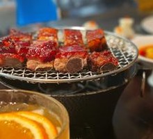 Flame-Grilled Char Siu and Spare Ribs (Fatty)