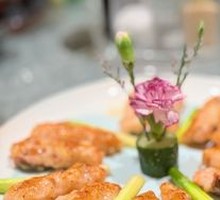 Pan-fried Shrimp Paste Stuffed Morel Mushrooms