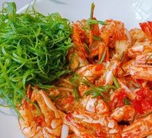 Scallion and Mustard Shrimp