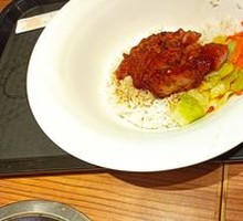 Honey Chicken and Ham Meal