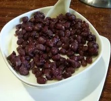 Red Bean Double-Layer Milk Pudding