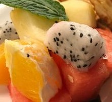 Fresh Fruit Whole Wheat Waffle